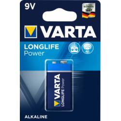 alkalická batéria 6LR61 1ks v balení - Varta