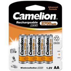 Nabíjacie AA ceruzkové batérie HR6 2700mAh NiMH 4ks v balenie - Camelion originál
