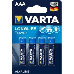 alkalická mikroceruzková batéria HR03 4ks v balení - Varta