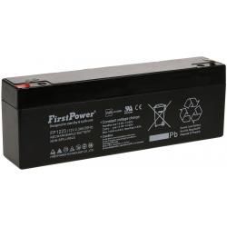 FirstPower náhradný batéria FP1223 nahrádza Multipower MP2.3-12, MP2.2-12 VdS 12V 2,3Ah originál