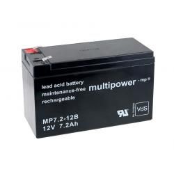 Powery olovená batéria (multipower) MP7,2-12B VdS nahrádza Panasonic LC-R127R2PG1